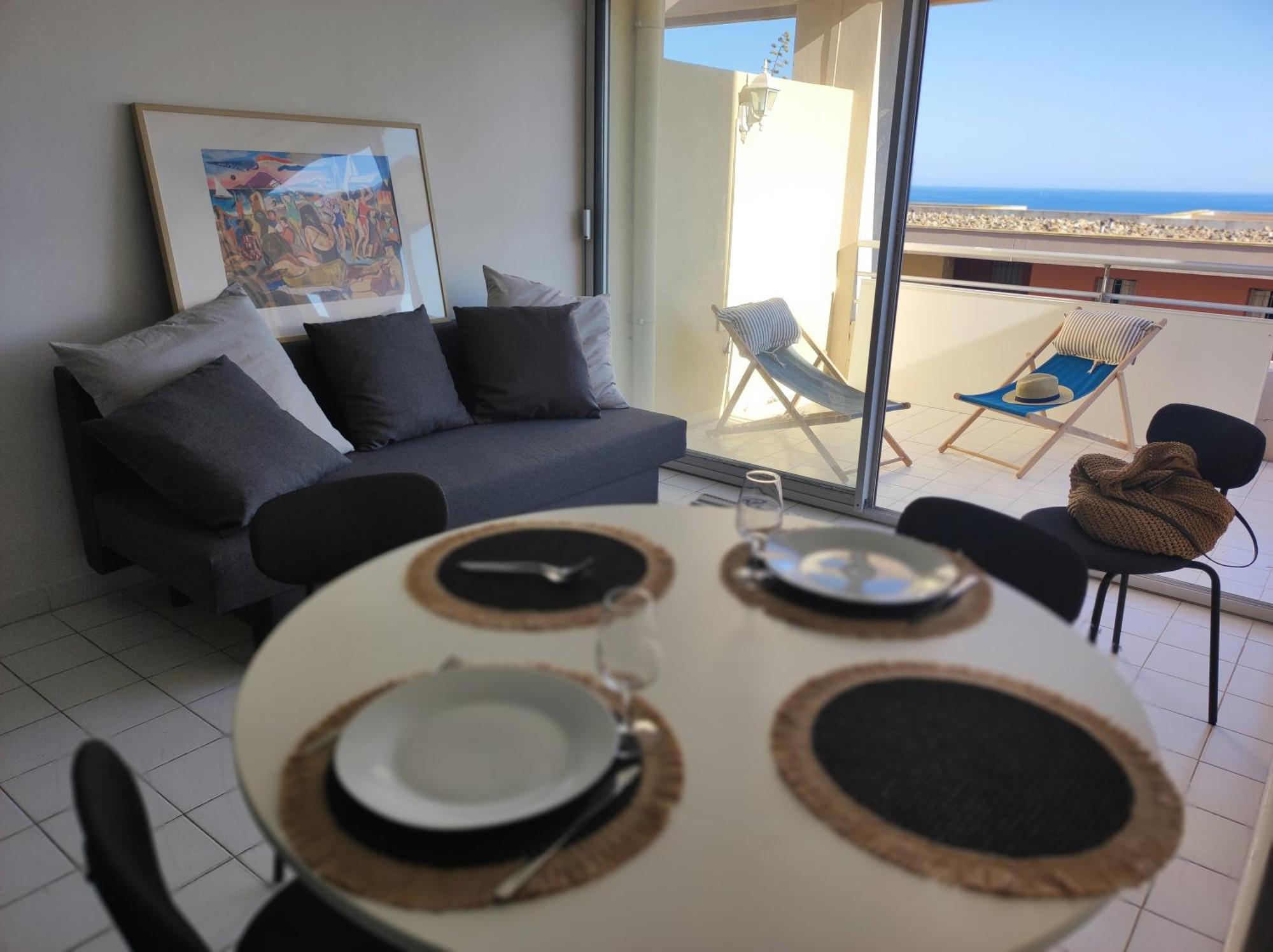 Appartement Vue Bleu Azur Сет Экстерьер фото
